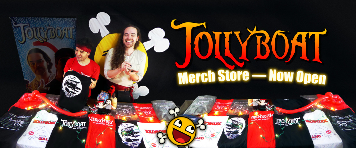 Jollyboat Merch now available from our online store!