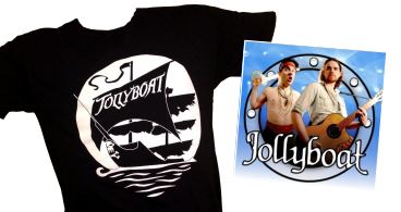 Jollyboat sell t-shirts and albums!